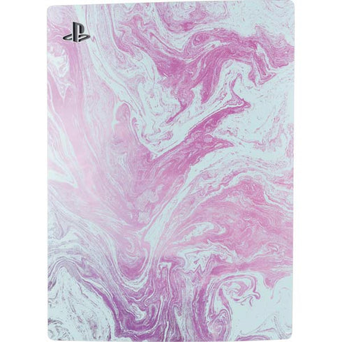 Blue and Purple Marble PS5 Digital Edition Console Skin